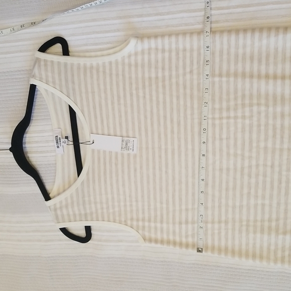 BB Dakota Longest Weekend Dress in Heather Grey Stripe Sleeveless size S - Picture 7 of 11